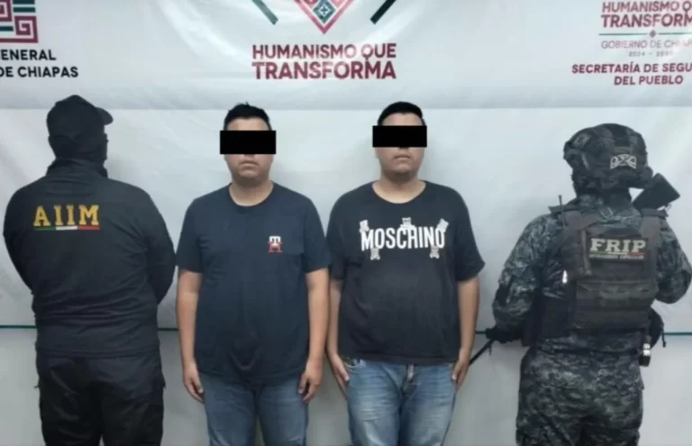 Por extorsión agravada, FGE y SSP aprehenden vía reclusión a los presuntos responsables