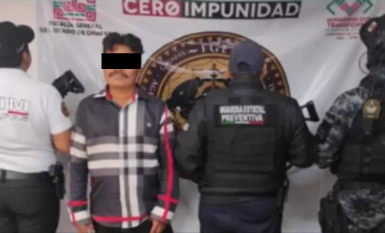 FGE y SSP aprehenden a presunto responsable de homicidio en grado de tentativa