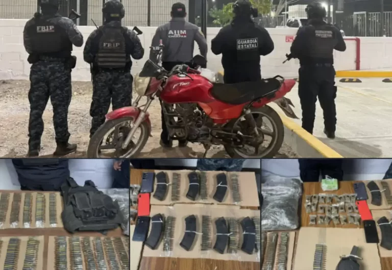 En Jiquipilas, la AIIM, GEP y FRIP aseguran importante arsenal y narcóticos