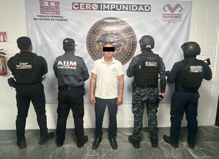 FGE y SSP aprehenden a presunto implicado en el delito de robo con violencia