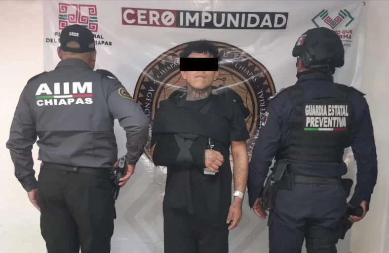 FGE y SSP aprehenden a presunto responsable de robo con violencia y agravado