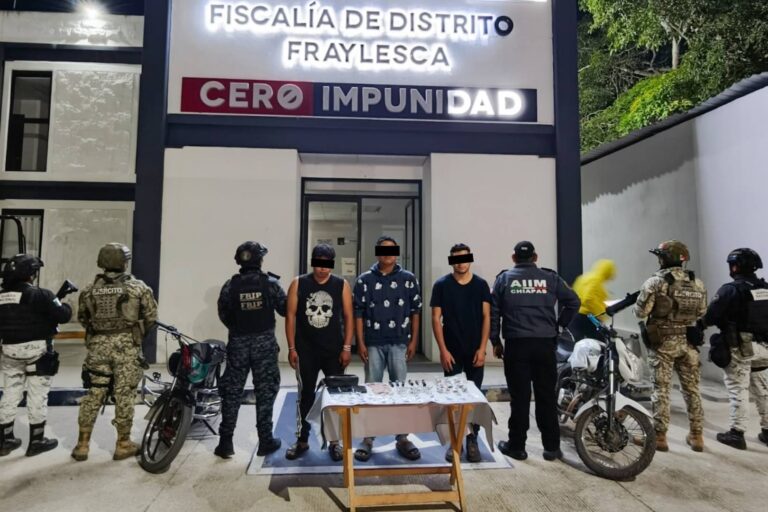 En Villaflores, detienen a tres personas por el delito contra la salud