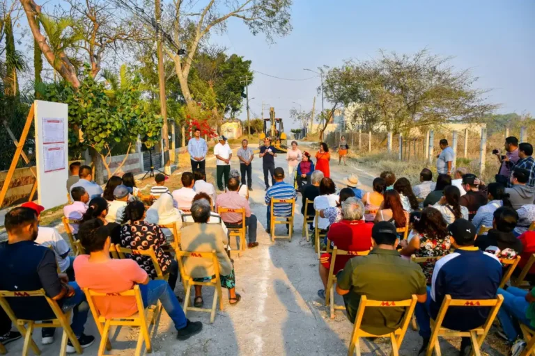 Arrancan en el barrio Santa Cecilia más obras en beneficio de la ciudadanía