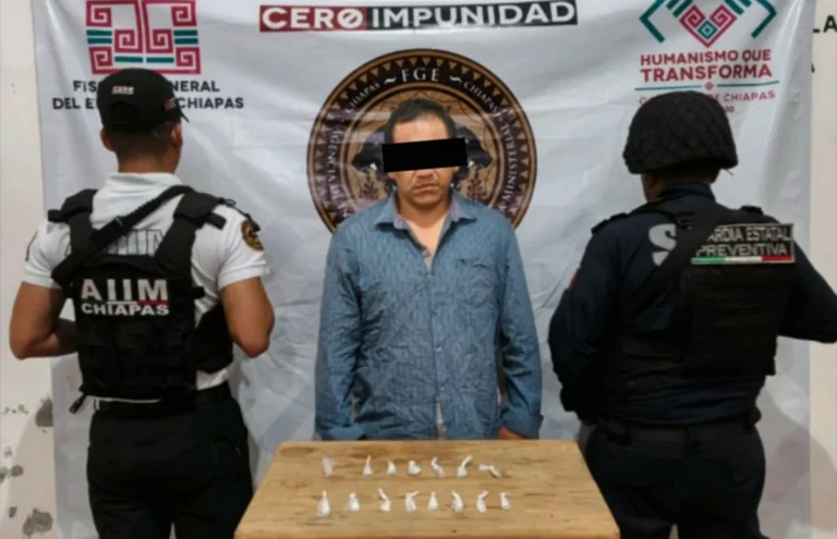 FGE obtiene vinculación a proceso contra presunto responsable del delito contra la salud