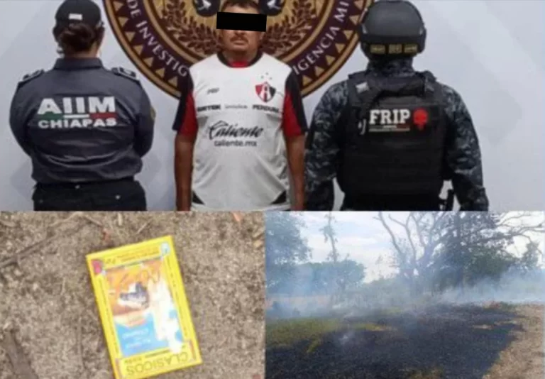 AIIM y FRIP detienen a presunto responsable del delito de ecocidio