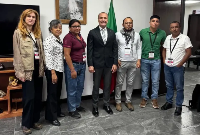 FGE fortalece el diálogo institucional con el CDHDO y la organización SweFOR