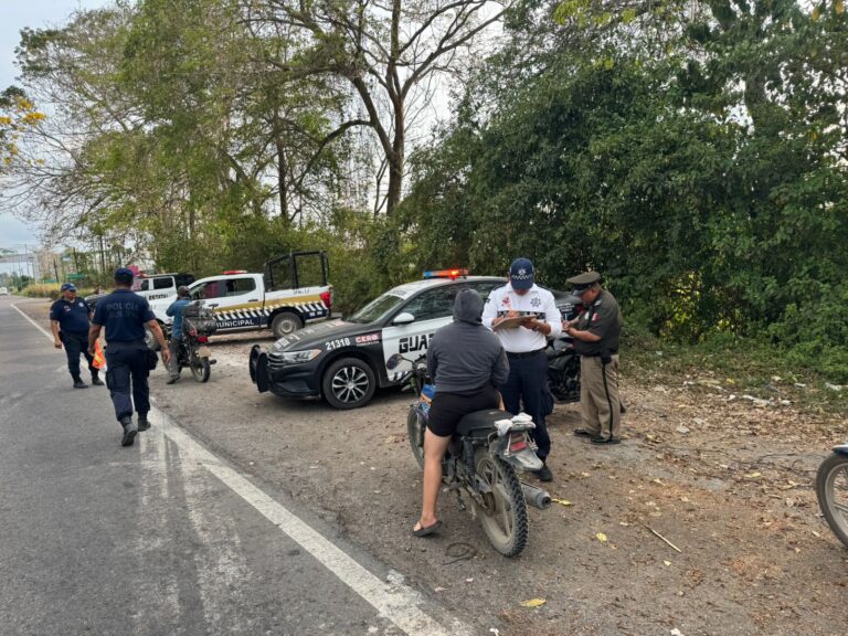 En Huixtla y Mazatán, FGE implementa operativos “Cero Impunidad” y revisión de vehículos polarizados