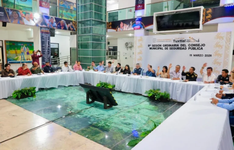 FGE participa en la 9ª Sesión Ordinaria del CMSP de Tuxtla