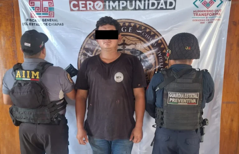 Por extorsión, FGE y SSP aprehenden al presunto responsable