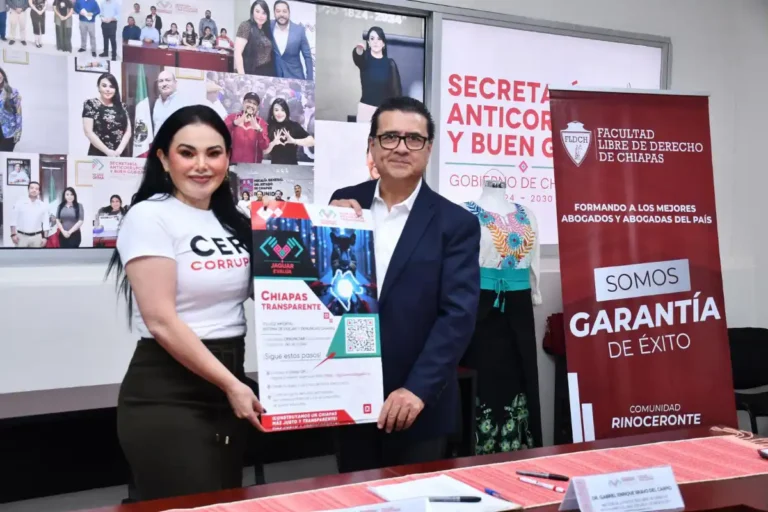 SAyBG, la Facultad Libre de Derecho de Chiapas y el INEF fortalecen colaboración interinstitucional