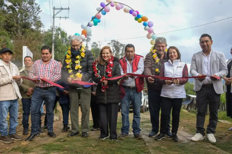 Fortalecen infraestructura en Las Nubes con nueva obra de drenaje y vialidad