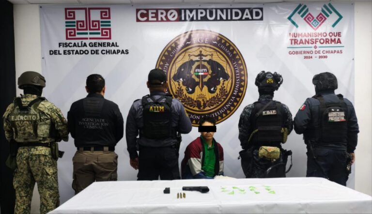 En Villaflores, detienen a presunto responsable de los delitos contra la salud y portación de arma de fuego