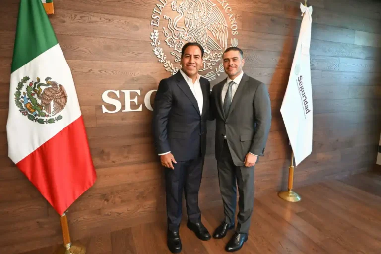 Eduardo Ramírez se reúne con Omar García Harfuch y refrenda colaboración para fortalecer la seguridad