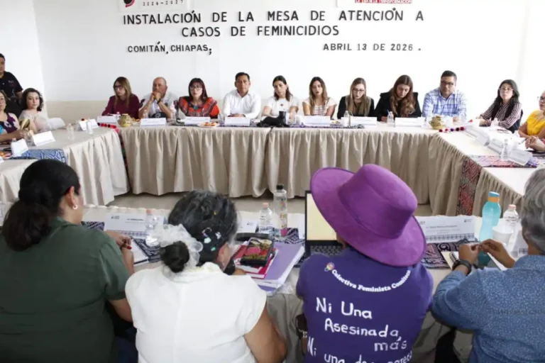 En Comitán, FGE presente en la instalación de la 2ª Mesa de Atención a Casos de Feminicidios