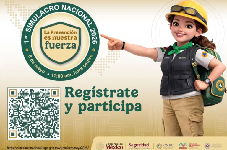 Chiapas se prepara para el 1er Simulacro Nacional 2026