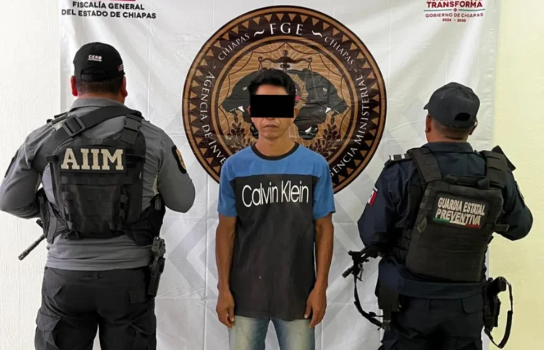 AIIM y GEP aprehenden a presunto responsable de robo con violencia