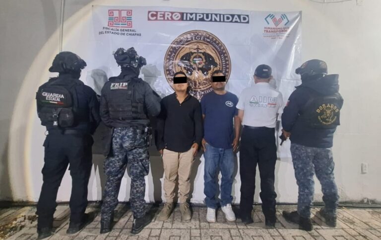 FGE y SSP detienen a dos presuntos responsables de robo vehicular