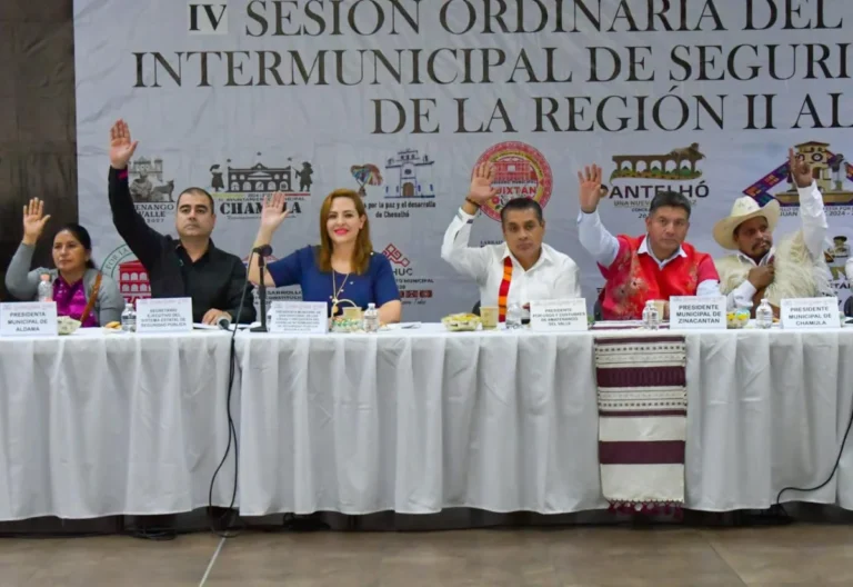 Realizan 4a Sesión Ordinaria del Consejo Intermunicipal de Seguridad Pública de la Región II Altos