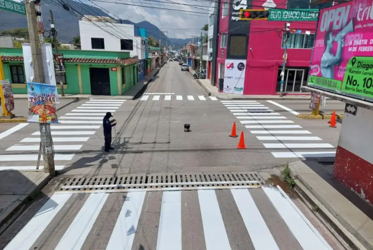 Refuerzan señalética vial para mejorar movilidad en SCLC