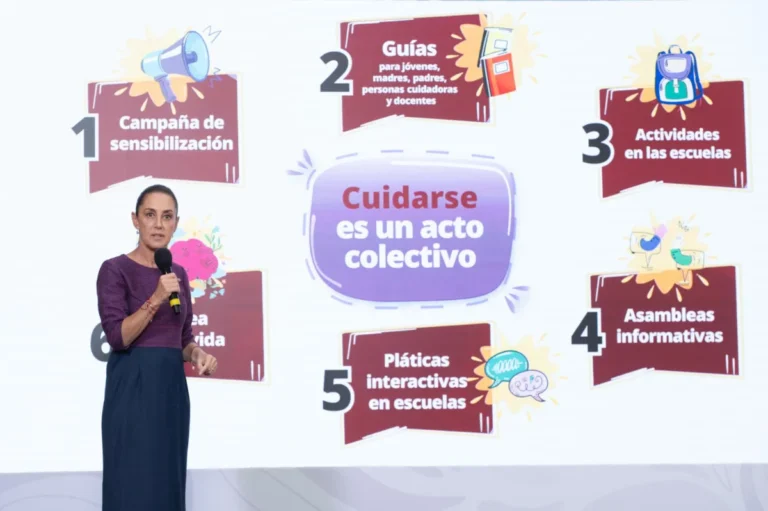 Presidenta presenta los 6 ejes de la ENASM para jóvenes: “El ABC de las Emociones”