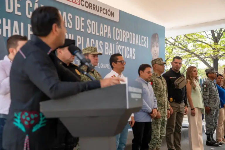Con tecnología y equipamiento se fortalece la seguridad en Chiapas: Óscar Aparicio
