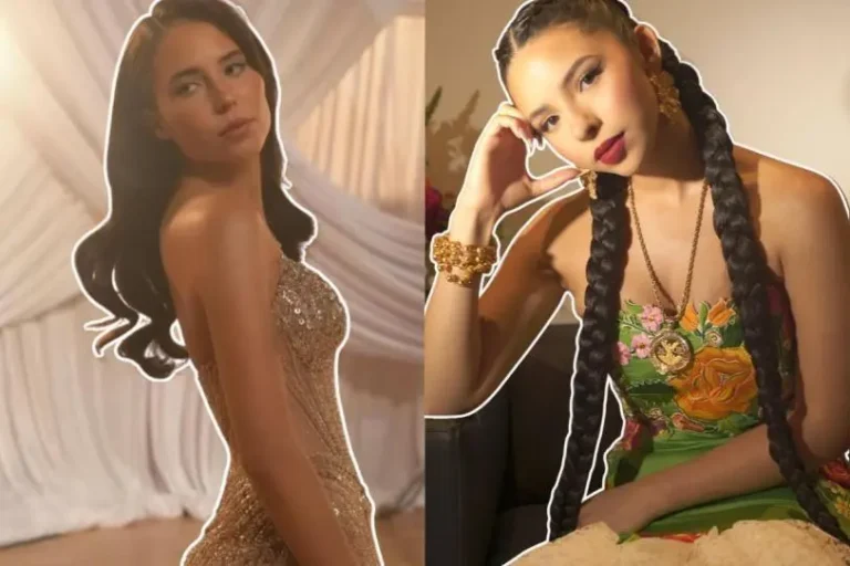 ¡Momento incómodo! Confunden a Majo Aguilar con Ángela Aguilar en la Mañanera