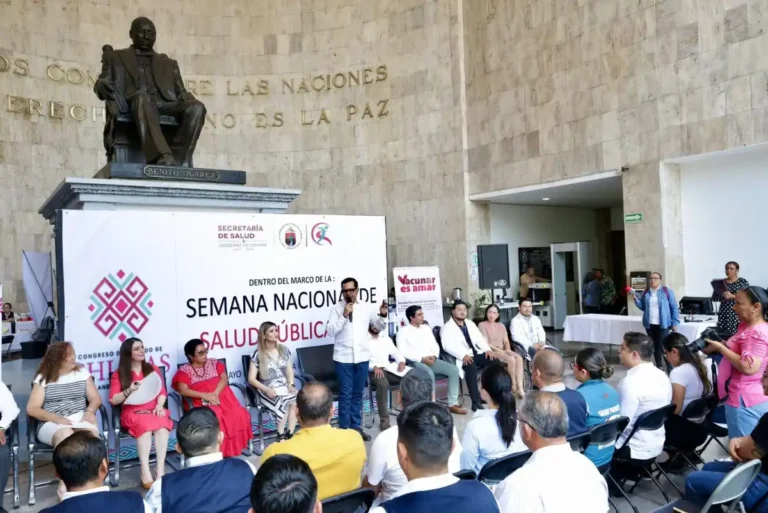 Congreso del Estado participó en la Semana Nacional de la Salud Pública