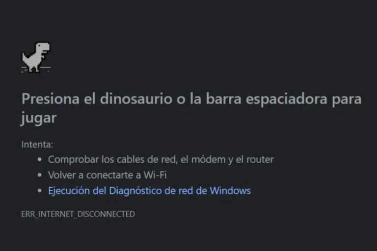 La razón por la que hay un dinosaurio en tu pantalla cuando no tienes red