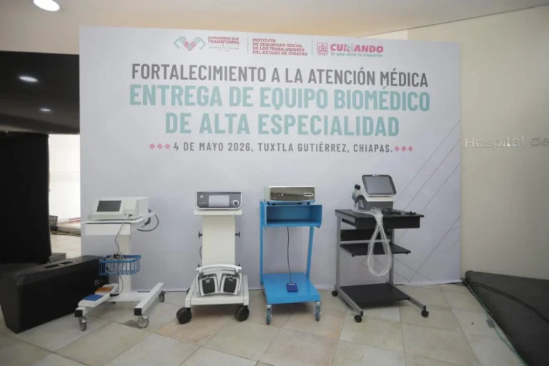 Entregan equipo médico de alta tecnología al Hospital “Vida Mejor”