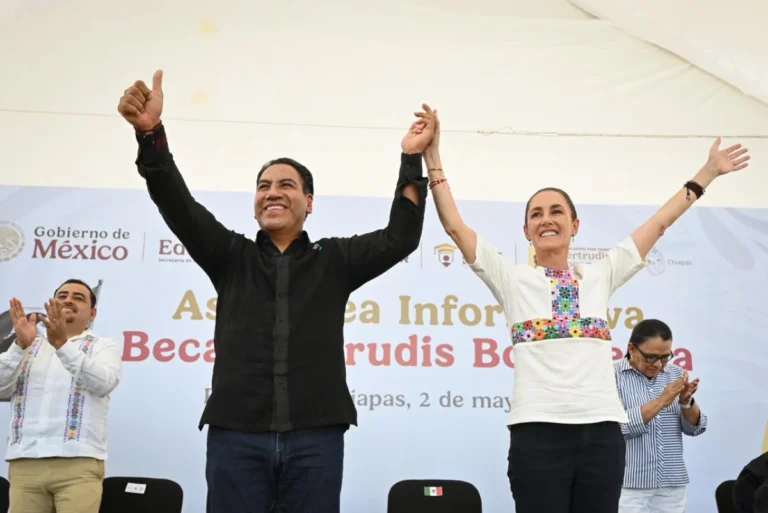 Eduardo Ramírez destaca respaldo de Claudia Sheinbaum a la educación de la juventud chiapaneca