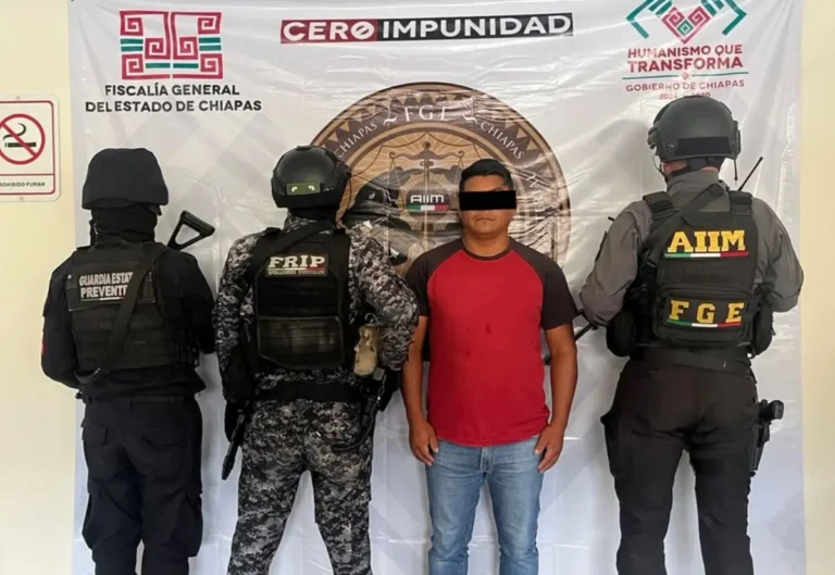 FGE y SSP aprehenden a presunto responsable de extorsión agravada
