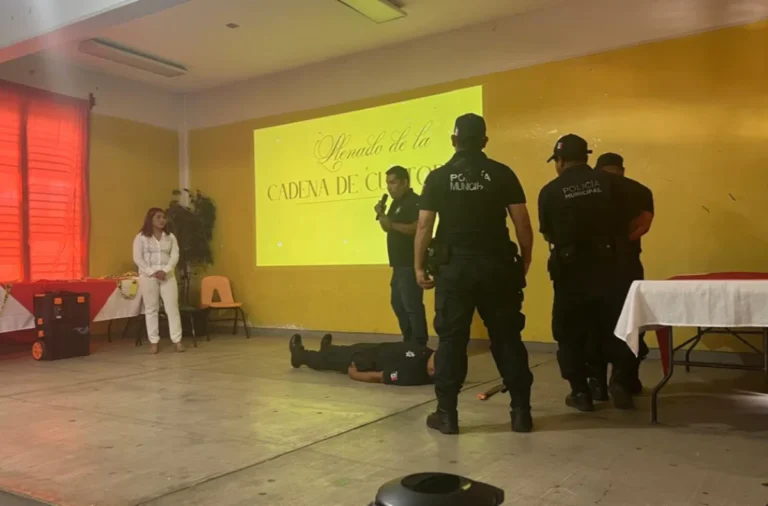 Fiscalía de Distrito Sierra Mariscal imparte curso taller a mandos y policías de 12 municipios