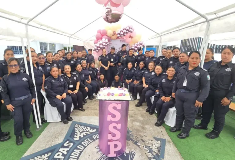 SSP celebra a las madres, integrantes de la Guardias Estatales en Tapachula