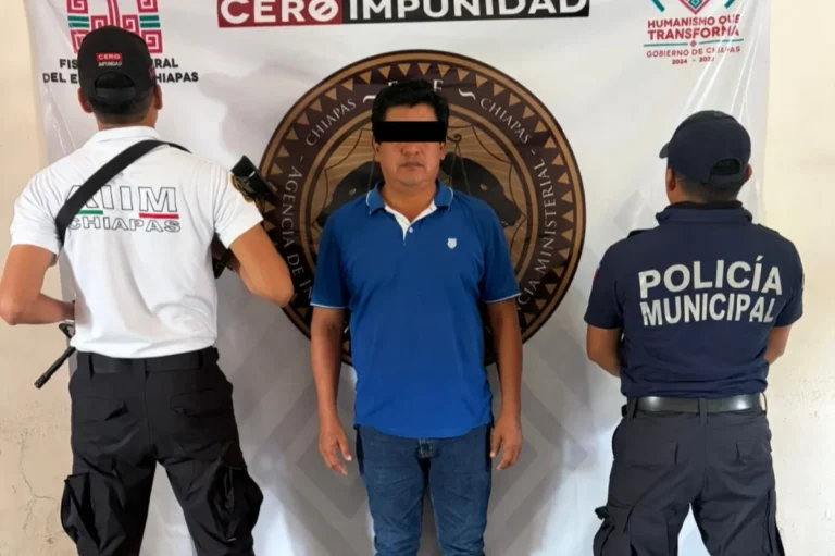 Por violencia familiar agravada, FGE y SSP aprehenden a presunto responsable