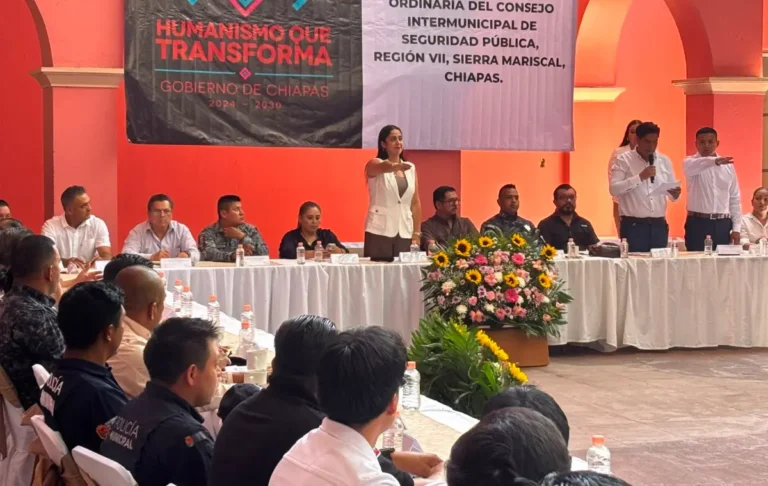 En Frontera Comalapa, FGE participa en la 1ª Reunión Intermunicipal
