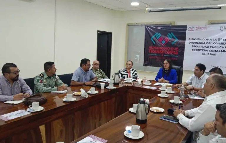 FGE participa en 8ª Sesión Ordinaria del Consejo de Seguridad Pública Municipal de Frontera Comalapa