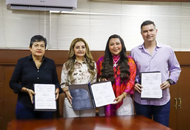 Firman convenio de colaboración SEyT, SPyAP y La Nueva Viga