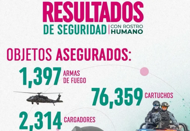 Cada arma asegurada salva vidas: Óscar Aparicio