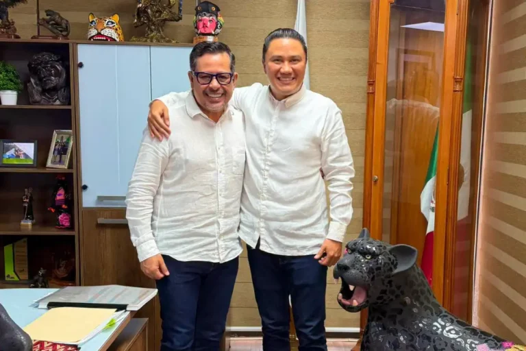 Toño Mayorga y Mario Guillén fortalecen agendas en pro de la seguridad de Tuxtla