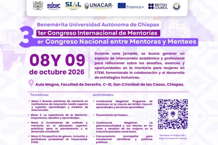 Organiza UNACH el 3er Congreso Internacional de Mentorías