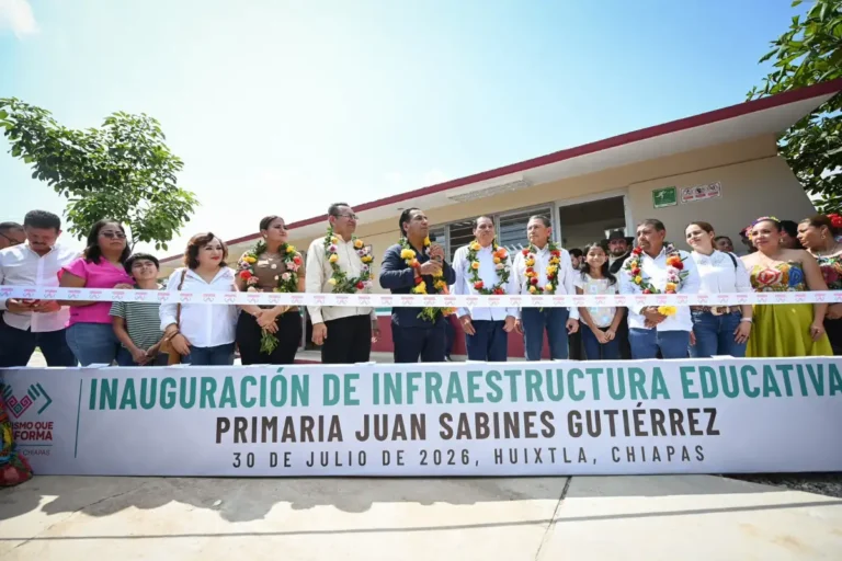 Eduardo Ramírez impulsa infraestructura educativa y programas para el bienestar de Huixtla y Frontera Hidalgo