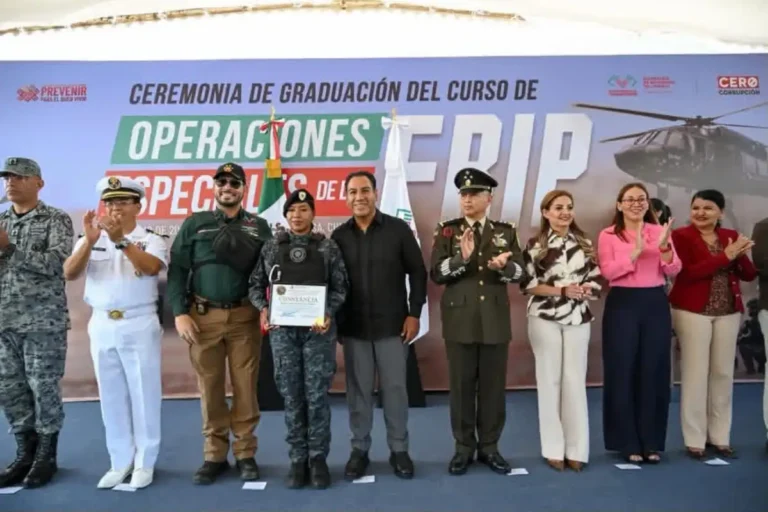 Eduardo Ramírez fortalece la profesionalización de la Fuerza de Reacción Inmediata Pakal