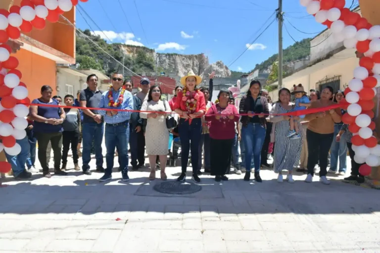 Inaugura Fabiola Ricci obra integral en la colonia Salsipuedes