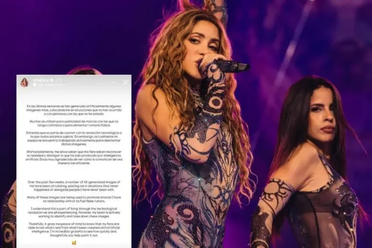 Shakira explota contra fotos de su supuesto “nuevo romance” hechas con IA: “Nunca fueron reales”