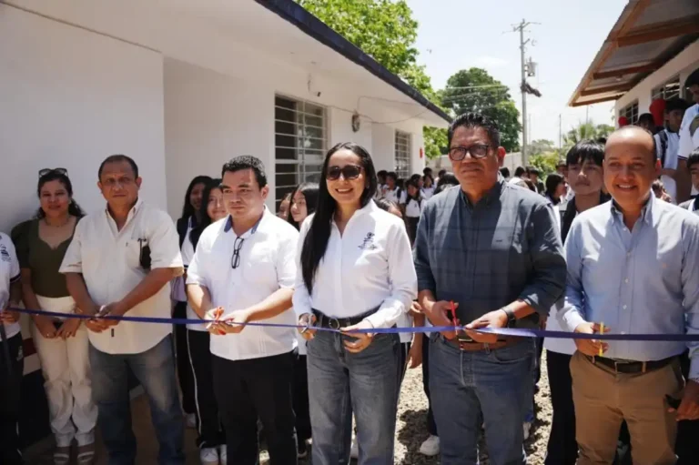 Se fortalece la infraestructura del Cobach 225, en el ejido 20 de Noviembre de Tapachula