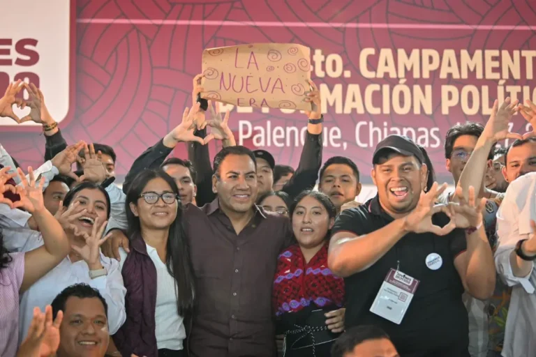 Eduardo Ramírez participa en clausura del 4º Campamento Nacional de Formación Política para Jóvenes de Morena