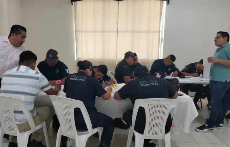 FGE capacita a personal de Seguridad Pública de Sunuapa